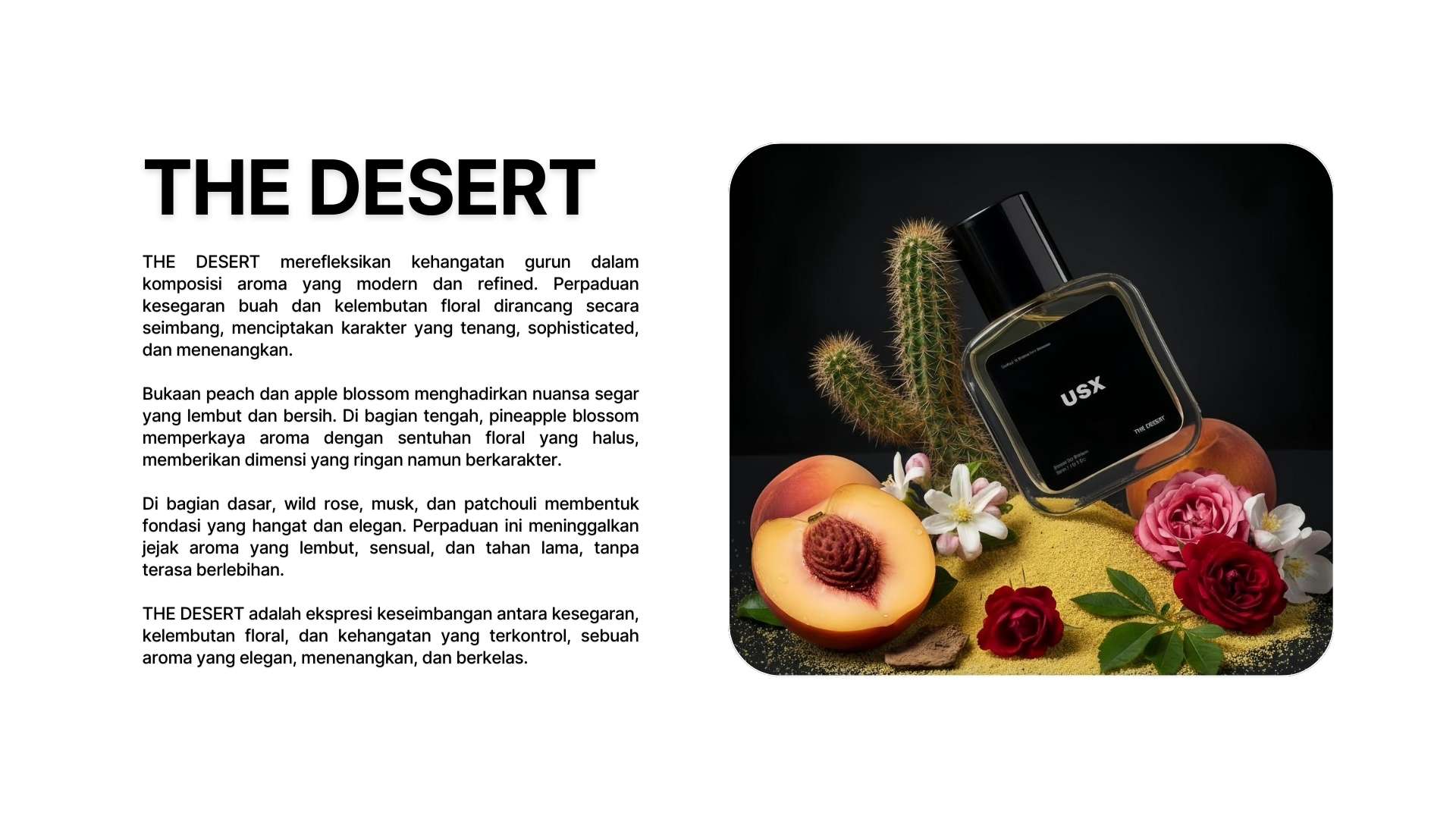 USX FRAGRANCE The Desert